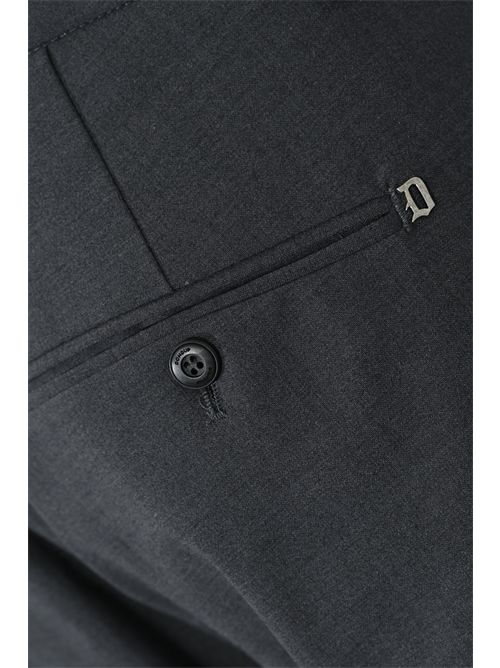 Pantalone Gaubert in tela di lana Fumo DONDUP | UP235 TS0009 XXX945